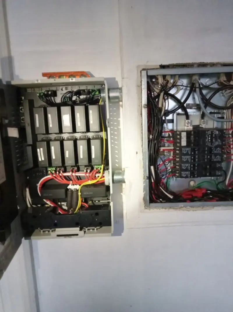 Electrical panel upgrade completed for Ring Doorbell Installation in Patchogue